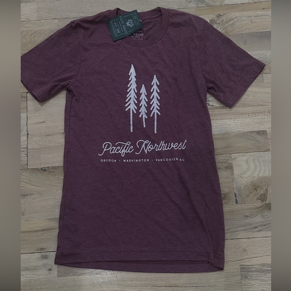 Pacific Northwest Maroon T-Shirt